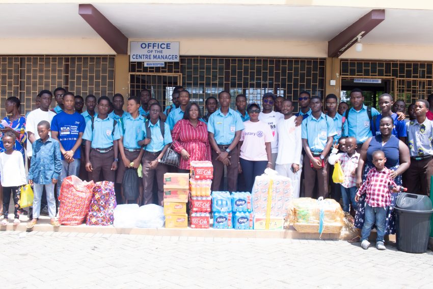 Interact Club of St. Aquinas Donates to Osu Children’s Home