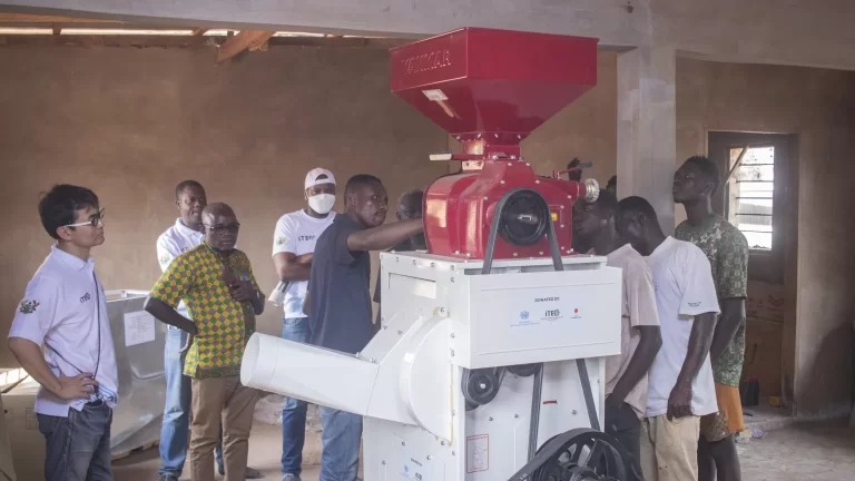 UNIDO Initiative Transforms Rice Processing in Ghana