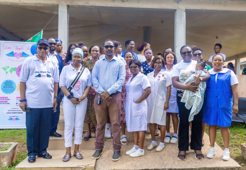 Little Angels Trust Spreads Joy to Children at Cape Coast Metropolitan Hospital